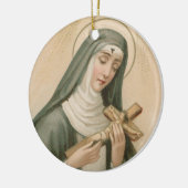 Casciaのセントリタ(M 015)円形 セラミックオーナメント (左)