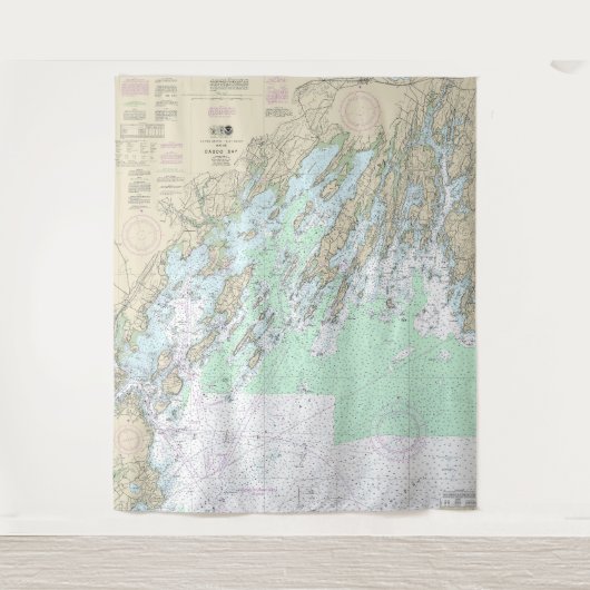 Cascoベイの航海の図表13290 タペストリー (正面)