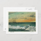 Casco Bay, MaineShip in the Bay at Sunrise ポストカード (正面/裏面)