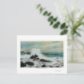 Casco Bay View of the Surf and Rocks ポストカード (スタンド正面)