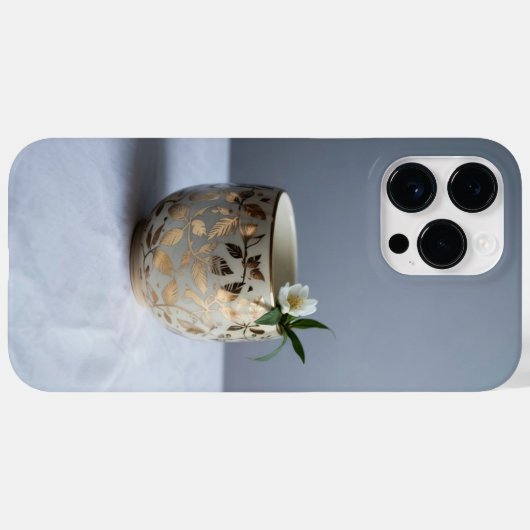 Case Antique Cup Case-Mate iPhoneケース (裏面 (横))