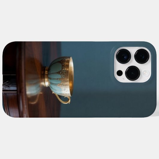 Case Antique Cup Case-Mate iPhoneケース (裏面 (横))