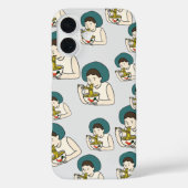Case cartoon eat chicken Noodle Case-Mate iPhoneケース (裏面)