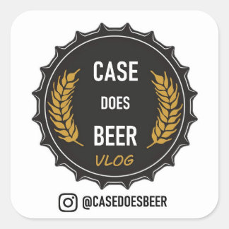Case Does Beer: Square Logoスタンプ スクエアシール