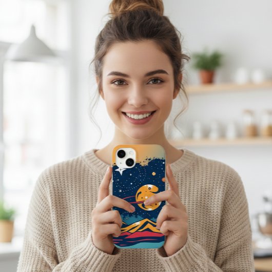 Case for the Planet, Moon, and Stars Case-Mate iPhoneケース