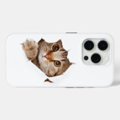 case Illustrations of cat, Cute Kitten Kitty Cats  Case-Mate iPhoneケース (裏面 (横))