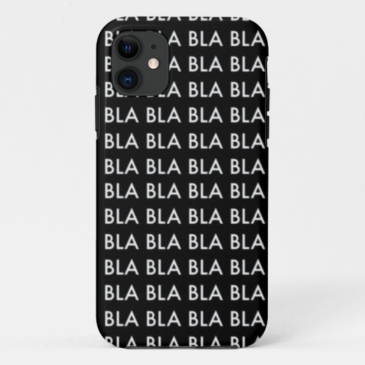 CASE iPhone 5 “Blah blah blah BLA " Case-Mate iPhoneケース (裏面)