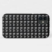 CASE iPhone 5 “Blah blah blah BLA " Case-Mate iPhoneケース (裏面(横))