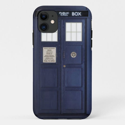 CASE iPhone 5 “POLICE BOX " Case-Mate iPhoneケース (裏面)