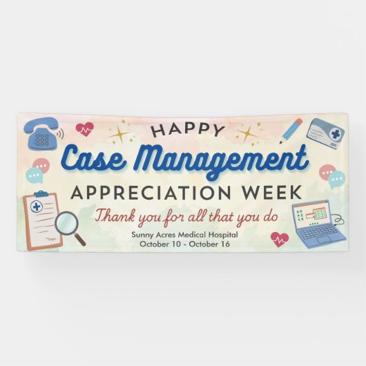 Case Management Appreciation Week Banner 横断幕 (横)