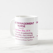 Case Management Nurse Definition, Custom Gift コーヒーマグカップ (正面左)