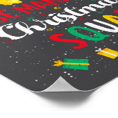 Case Manager Christmas Squad Santa Hat Matching Pr ポスター (角)