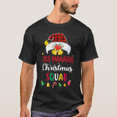 Case Manager Christmas Squad Santa Hat Matching Pr Tシャツ (正面)