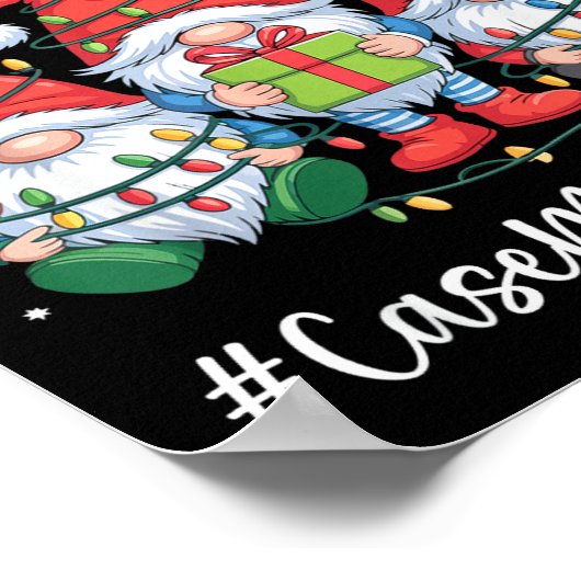 Case Manager Gnome Everything Is Fine Funny Christ ポスター (角)