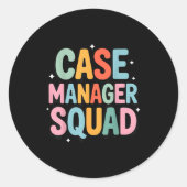 Case Manager Squad  ラウンドシール (正面)