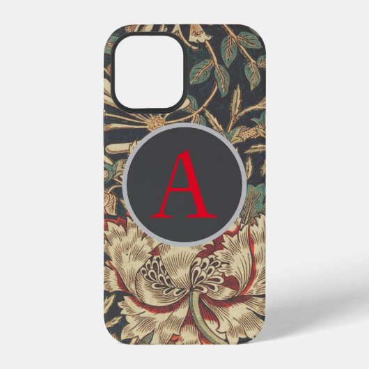 CASE MATEケースIPHONE 12モリスカスタムイニシャル iPhoneケース (裏面)