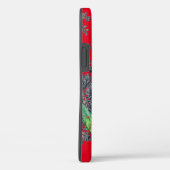 CASE MATEタフカスタムイニシャルレッドアンティークレース Case-Mate iPhoneケース (裏面 / 右)