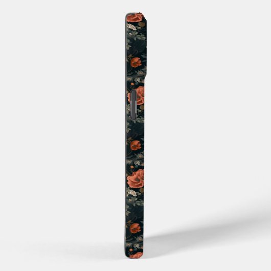 Case-MateタフApple iPhone 15ケース、フローラ Case-Mate iPhoneケース (裏面 / 右)