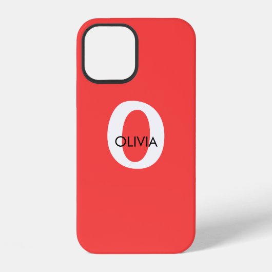 Case-MateタフiPhone 12ケースカスタムイニシャル iPhoneケース (裏面)