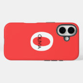 Case-MateタフiPhone 16ケースカスタムイニシャル Case-Mate iPhoneケース (裏面 (横))