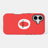 Case-MateタフiPhone 16ケースカスタムイニシャル iPhone 16ケース (裏面横)