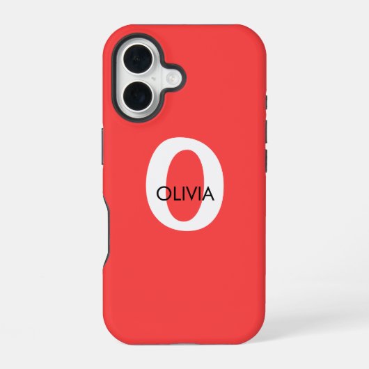 Case-MateタフiPhone 16ケースカスタムイニシャル iPhone 16ケース (裏面)