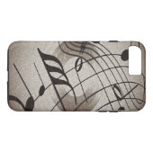 Case-MateタフiPhone 7 Plus Case/Music Notes Case-Mate iPhoneケース (裏面(横))