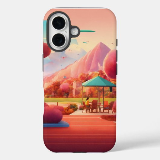 Case-Mate電話ケース、Apple iPhone 16、タフ Case-Mate iPhoneケース (裏面)