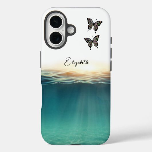 Case-Mate電話ケース、Apple iPhone 16、タフ Case-Mate iPhoneケース (裏面)