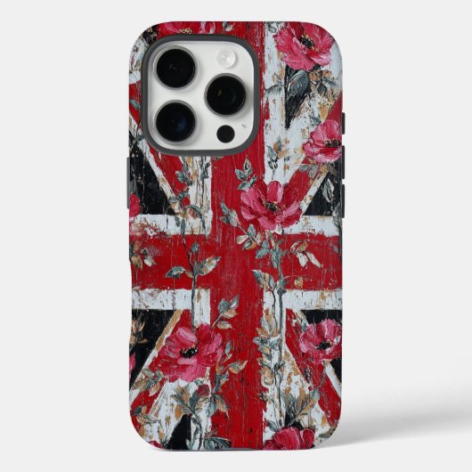 Case-Mate タフ Apple iPhoneケース - 英国旗 iPhone 16 Proケース (裏面)