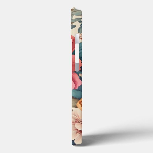 Case-Mate、Apple iPhone 13、花模様パターン Case-Mate iPhoneケース (裏面 / 左)