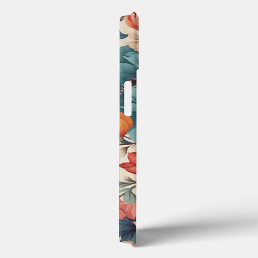 Case-Mate、Apple iPhone 13、花模様パターン Case-Mate iPhoneケース (裏面 / 右)