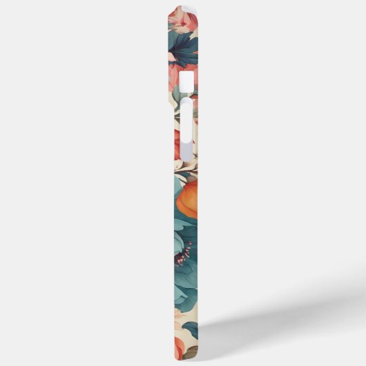 Case-Mate、Apple iPhone 15 Pro Max、花模様 Case-Mate iPhoneケース (裏面 / 左)