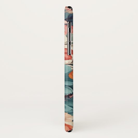 Case-Mate、Apple iPhone x、花模様パターン Case-Mate iPhoneケース (裏面/左)