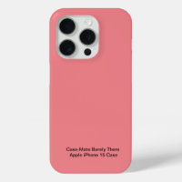 Case-Mate Barely There Apple iPhone 15 ケース