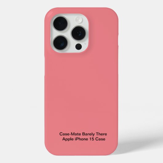 Case-Mate Barely There Apple iPhone 15 ケース iPhoneケース (裏面)