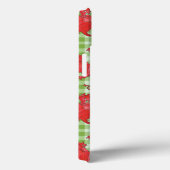 Case-Mate iPadケース：緑のギンガムに赤いドラゴン iPhoneケース (裏面 / 右)