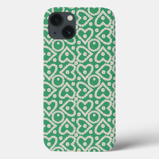 Case-Mate iPadケース:緑のデイジーチェーン iPhoneケース (裏面)