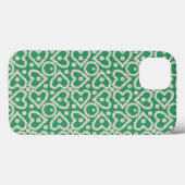 Case-Mate iPadケース:緑のデイジーチェーン iPhoneケース (裏面 (横))