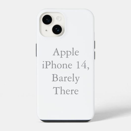 Case-Mate iPhoneケース Apple iPhone 14 用,Barely There 14ケース (裏面)