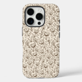 Case-Mate iPhoneケース Apple iPhone 16 Pro用 シンプルフラワー Proケース