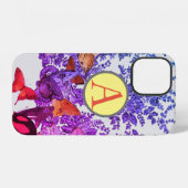 CASE MATE iPhone 12 カスタムケースイニシャル入りレース柄 iPhoneケース (裏面横)