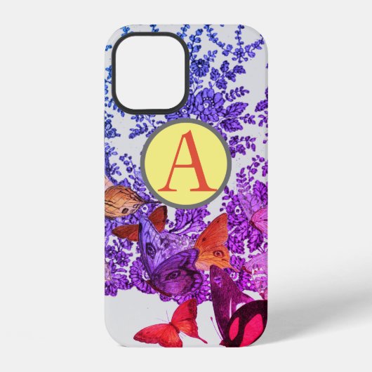 CASE MATE iPhone 12 カスタムケースイニシャル入りレース柄 iPhoneケース (裏面)