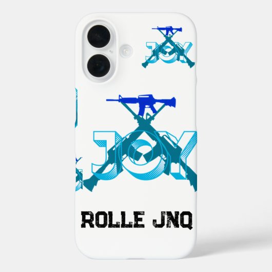 Case-Mate iPhone 16 ケース, ブルー ジョイ iPhoneケース (裏面)