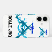 Case-Mate iPhone 16 ケース, ブルー ジョイ iPhoneケース (裏面 (横))