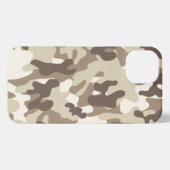 Case-Mate iPhone Case White And Brown Camouflage iPhoneケース (裏面横)