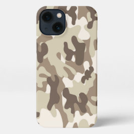Case-Mate iPhone Case White And Brown Camouflage  13ケース