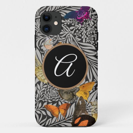 CASE MATEIPHONEケースカスタムイニシャルモリスデザイン Case-Mate iPhoneケース (裏面)