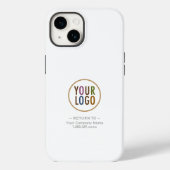 Case mateiPhone 14ケースカスタムビジネスロゴ Case-Mate iPhoneケース (裏面)
