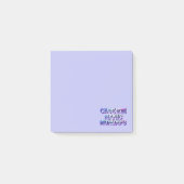Case of the Manic Mondays Post It Notes/Purple ポストイット (正面)
